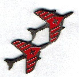 Schweizer Armee Placchette & Badge: Patrouille Suisse – Usato da Hinterkappelen venduto da Schampus