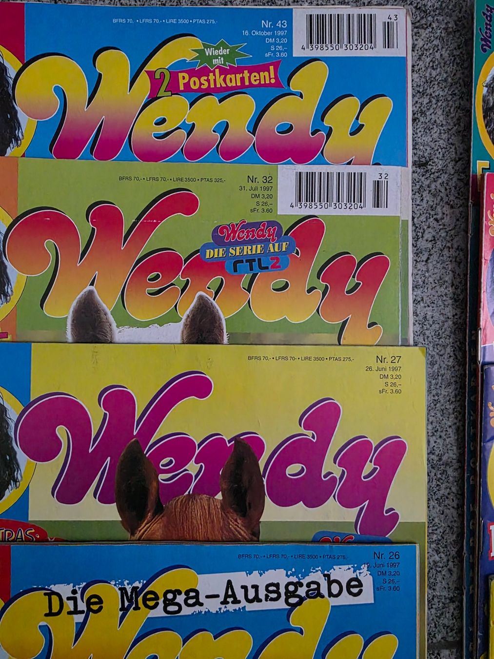 Fumetti: Wendy Comic Hefte/ Pferde Zeitschriften von 1997 – Usato da Tägerschen venduto da mamirockt 1