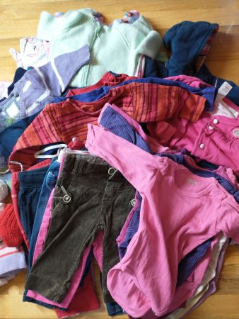 Kleiderpaket Winter für Mädchen Gr. 62/68