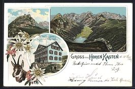 Litho Hoher Kasten, Hotel Hoher Kasten, 