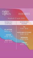 Billet pour le festival Musicôvignes 