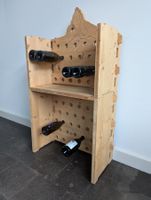 Weinregal Weinberg für 61 Flaschen aus Dreischichtplatten