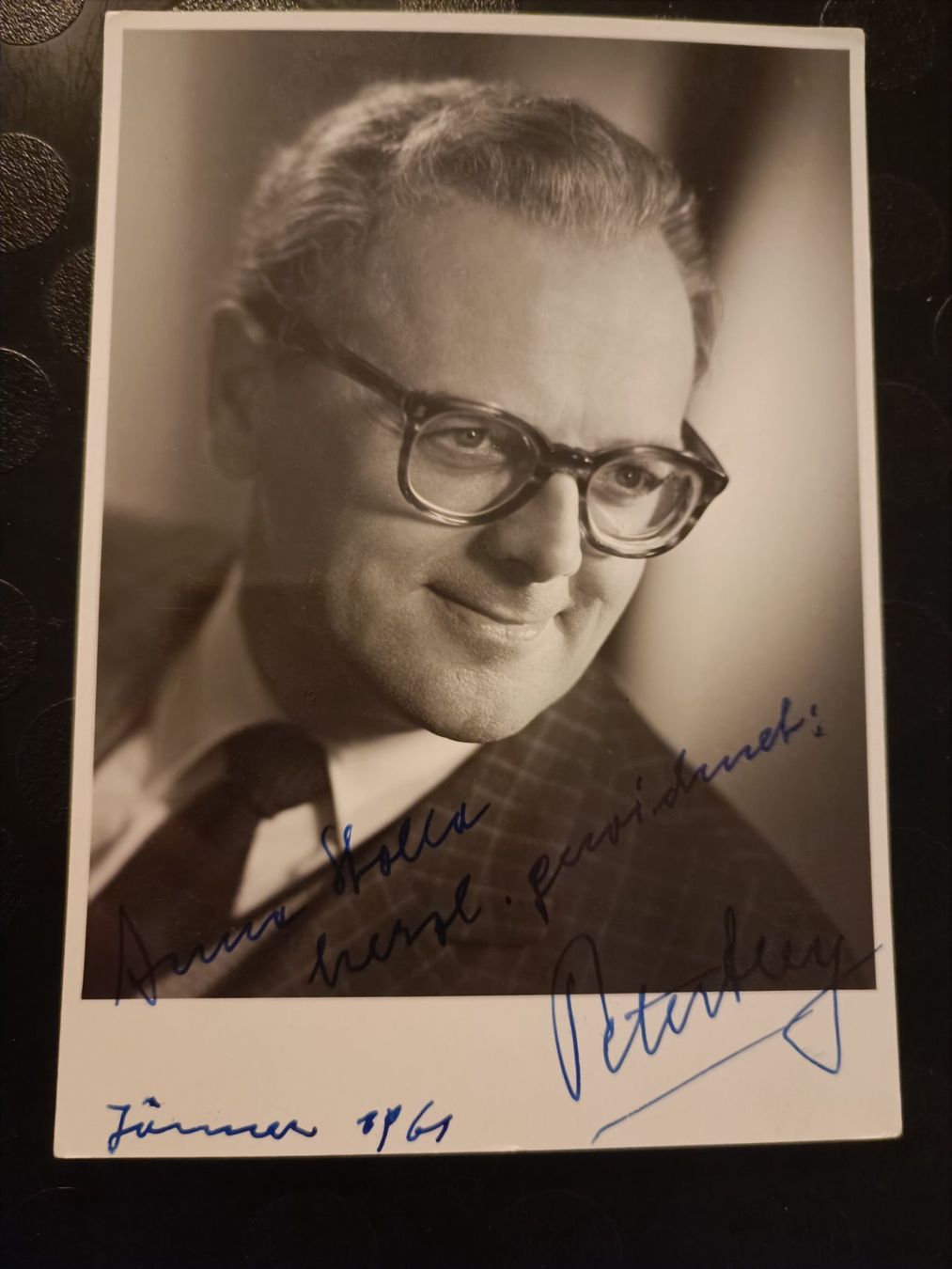 Autografi: Peter Hey - †1994 - handsigniert – Usato da Menziken venduto da Artographs