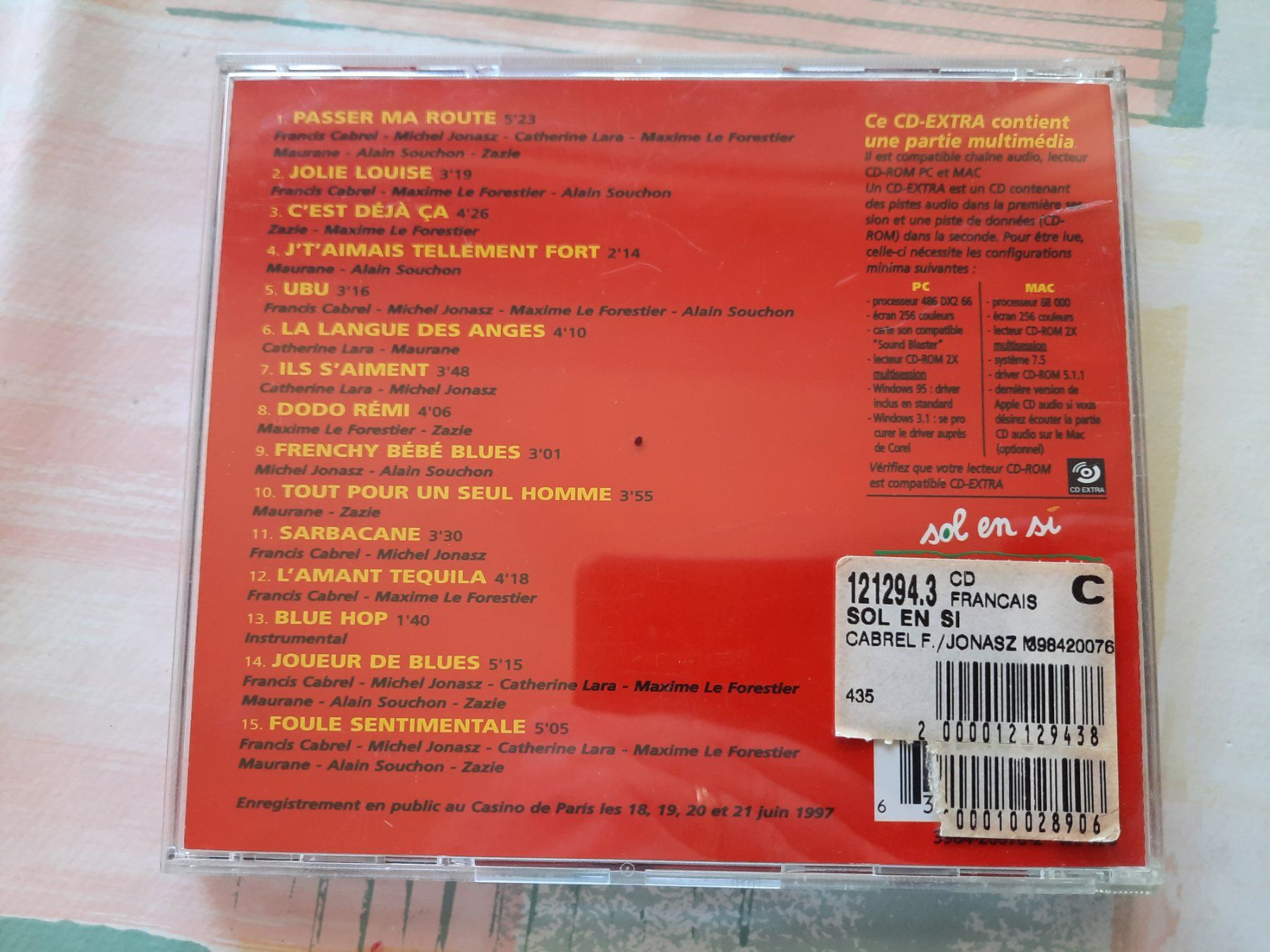 CDs: CD Sol en Si – Gebraucht aus Pully von bro_n52j 1