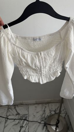 Bershka Oberteil weiss xs