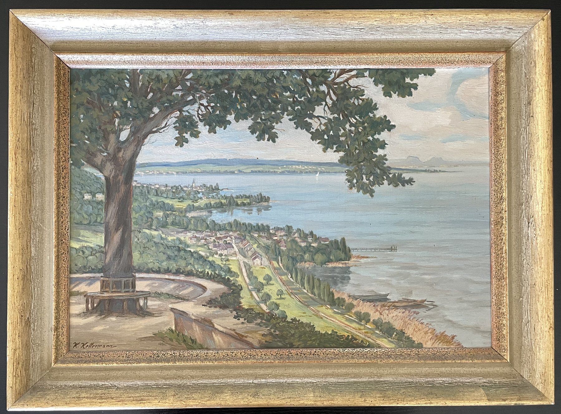 Gemälde: Ölgemälde Gemälde Bild Bodensee Untersee sign. K.Kellermann – Gebraucht aus Oftringen von allesmeins 9