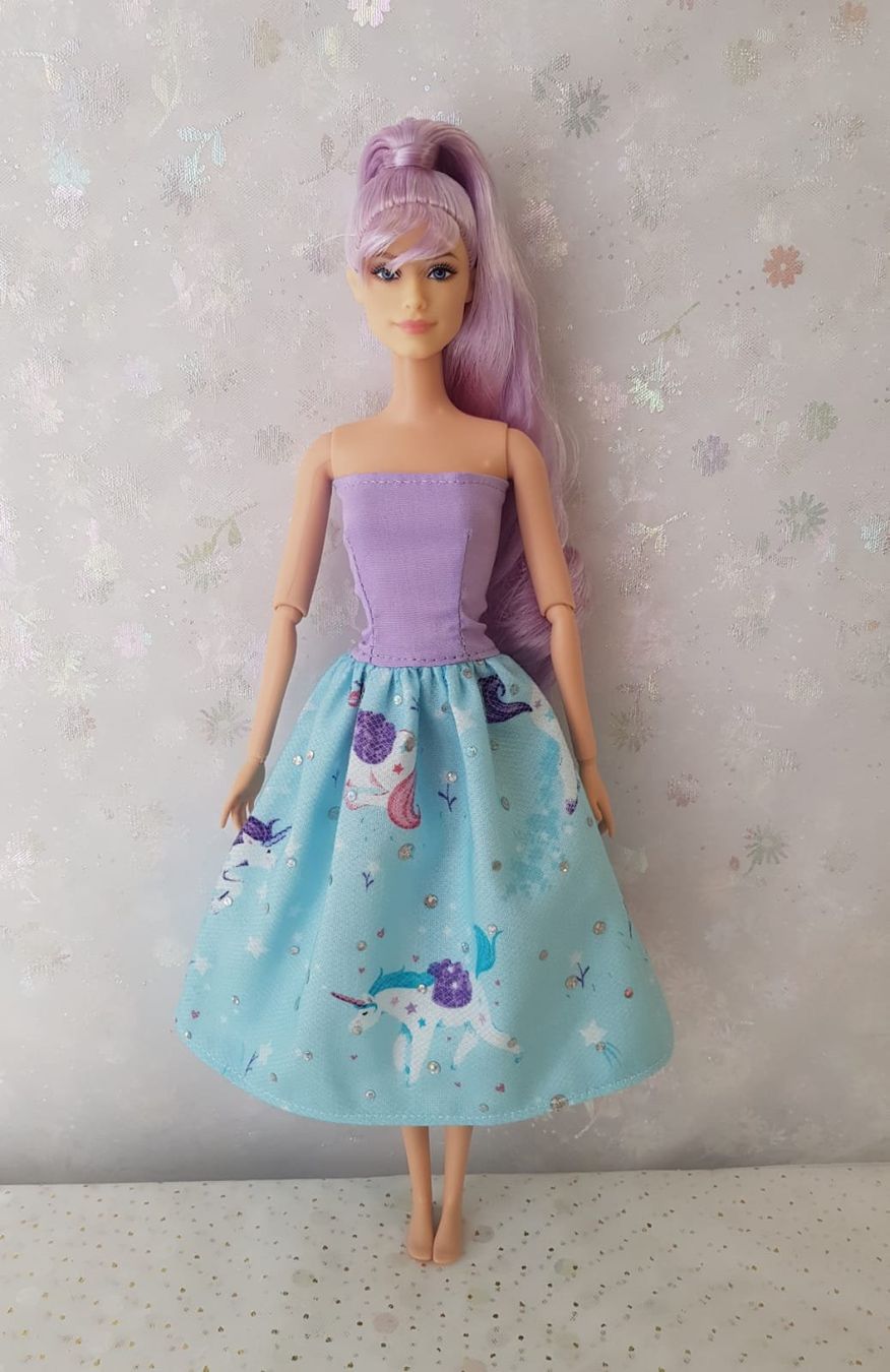 Bambole: Barbie Kleid – Nuovo (secondo la descrizione) da Lachen SZ venduto da Sakura4hime