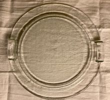 Glasi Hergiswil Table Plate / Servierplatte mit Griffen