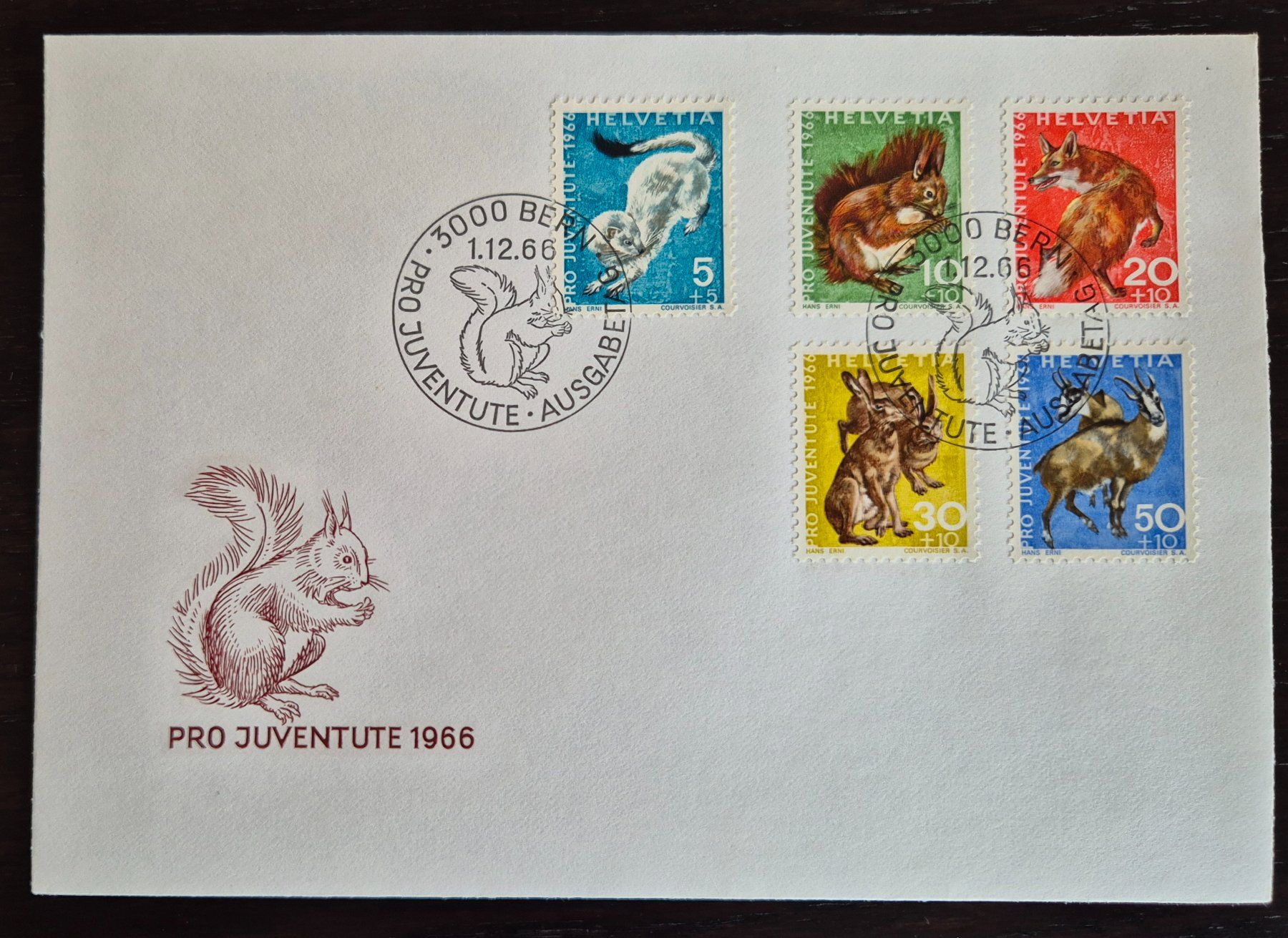 Tutti i francobolli: ET Briefe 1966 – Usato da Buus venduto da papillon098 3