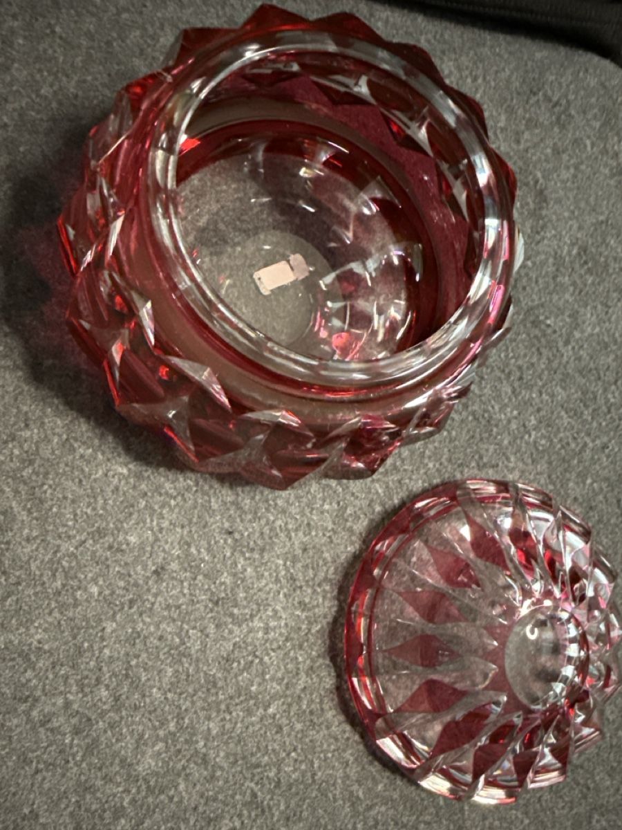 Bicchieri: Kristall Dose Val St. Lambert Vintage  – Usato da Muttenz venduto da dil_z5lr 1