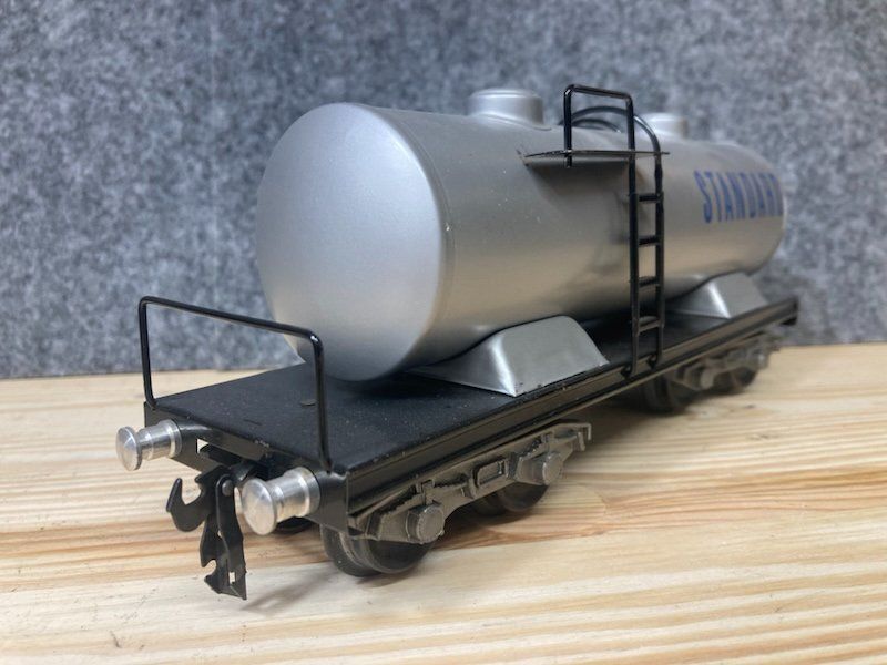 Hag Modellini di ferrovie: Hag Spur 0 Kesselwagen hellgrau "Standard" – Usato da Büsserach venduto da ModellbahnDepot 1