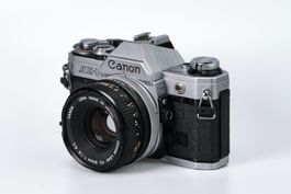 Canon AE-1 mit 50mm 1.8 - filmgetestet - neue Dichtungen