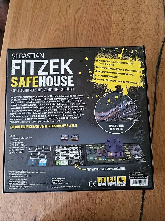 Giochi: Sebastian Fitzek "Safe House" Spiel – Nuovo (secondo la descrizione) da Dietwil venduto da Kuuki 1
