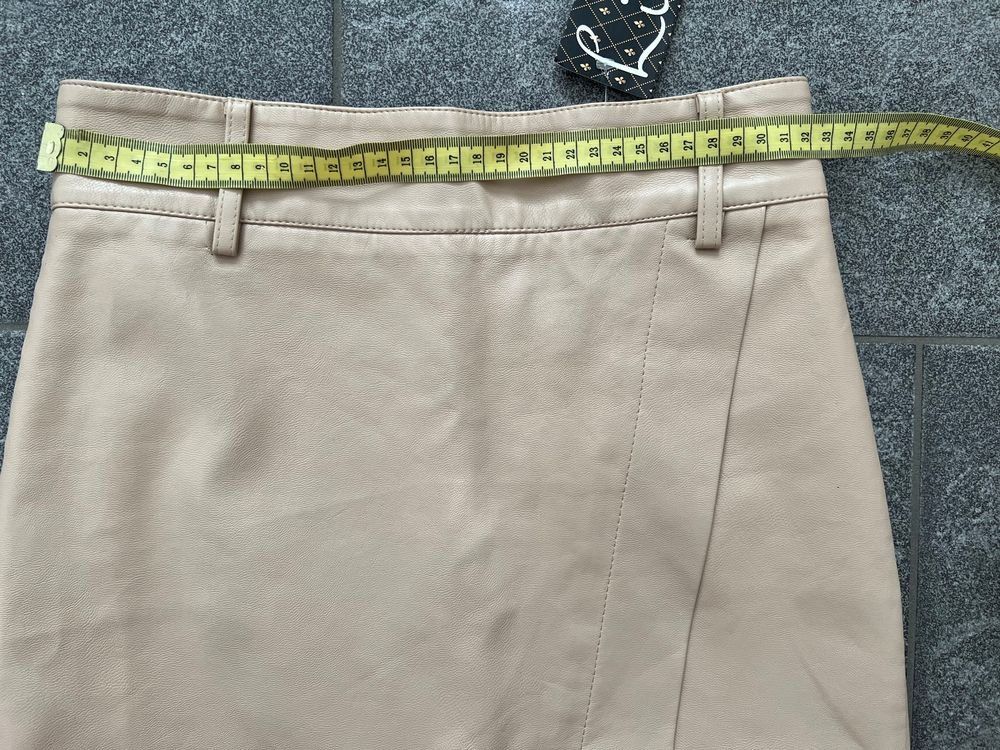 Gonne: Echt Leder Jupe Rock beige gr XS-S – Usato da Rünenberg venduto da AlinaFuss 3