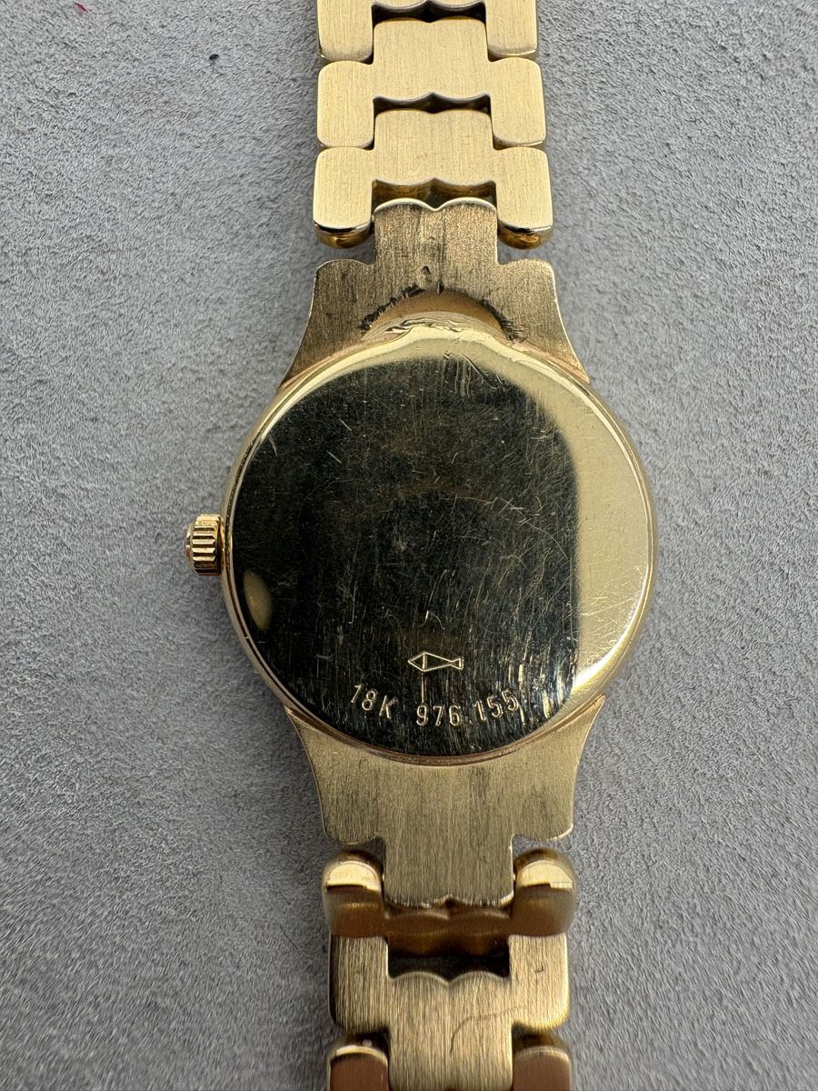 Bucherer Orologi: Bucherer Uhr Perlmutt Zifferblatt 18k – Usato da Zermatt venduto da Serverin-A 3