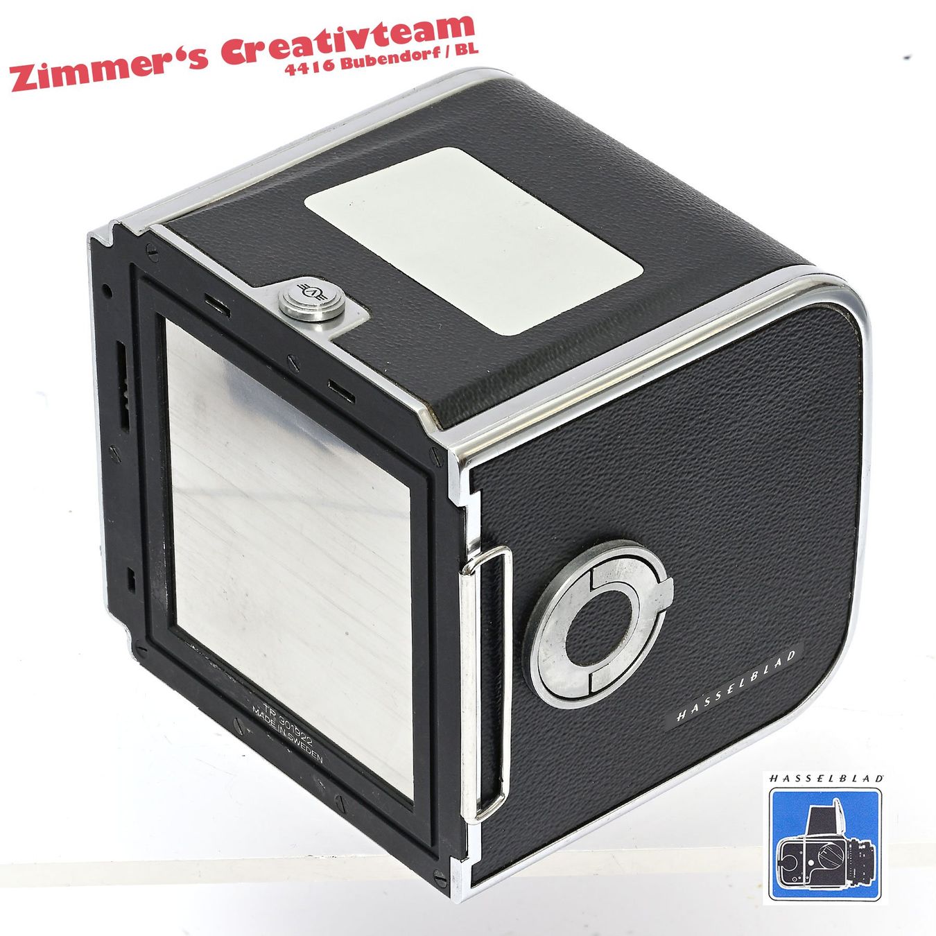 Hasselblad Fotocamera: Hasselbalad 70mm Kassette zu V-Kameras – Usato da Bubendorf venduto da zimmers_creativteam