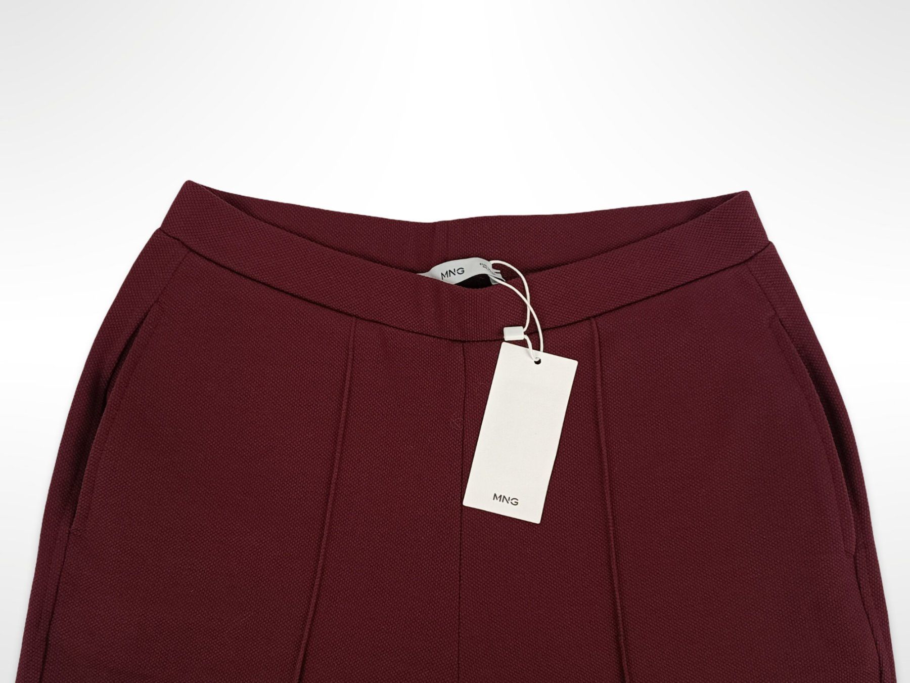 Mango Pantaloni: MANGO Bundfaltenhose weinrot Gr. S – Usato da Suhr venduto da Restwert_Suhr 2