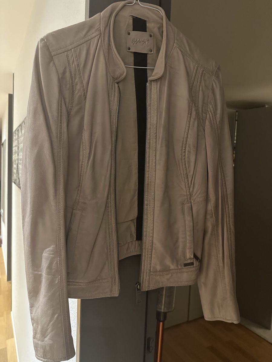 Giacche: Lederjacke beige rosa – Nuovo (secondo la descrizione) da Gisikon venduto da ClaudiaTobler