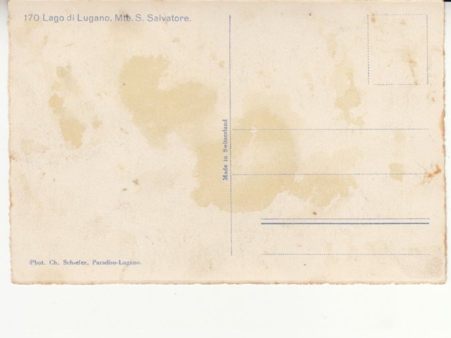 Ansichtskarten: Lago di Lugano ca. 1930 – Gebraucht aus Bürglen TG von StampGraf 1