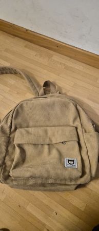 Cord Rucksack / von Aiyaouya, beige, neu!