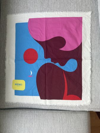 Mémo summer scarf 100% cotton (50 x 50 cm)