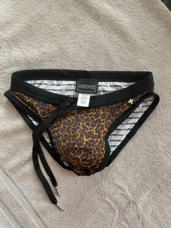 Andrew Christian maillot de bain léopard neuf, taille S