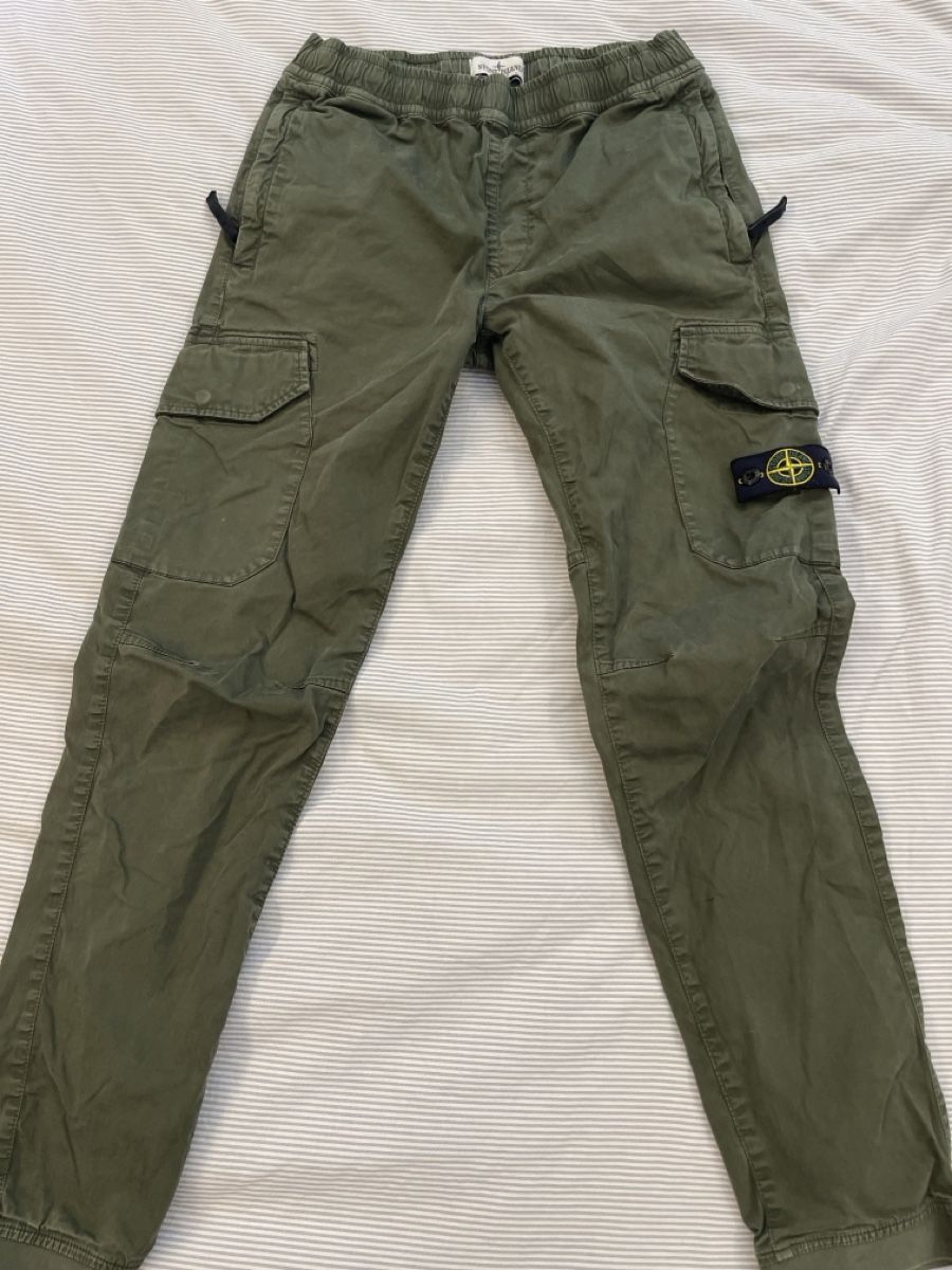 Stone Island Pantalons: Pantalon stone island junior vert – D'occasion à Troinex par bor_r92l