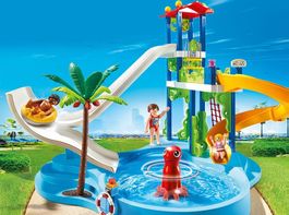 PLAYMOBIL 6669 Aquapark mit Rutschentower und PLAYMOBIL 6673