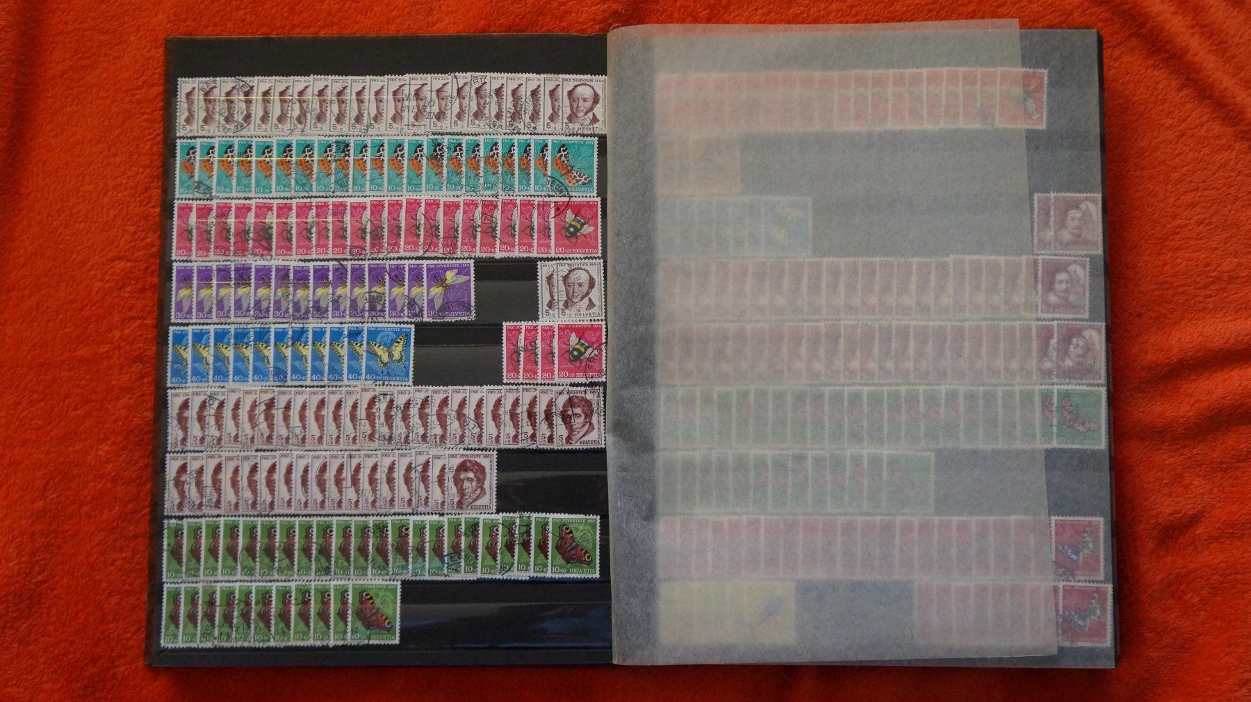 Alle Briefmarken: 2 Alben mit Pro Juventute ab 1939 – Gebraucht aus Sulgen von Kengi0 5