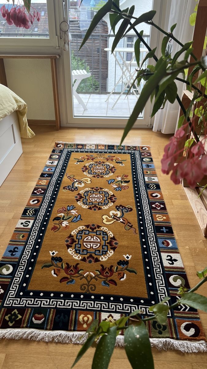 Tappeti: Handgeknüpfter Teppich 90 x 190 cm – Nuovo e nell'imballaggio originale da Wallisellen venduto da tamang_teppiche