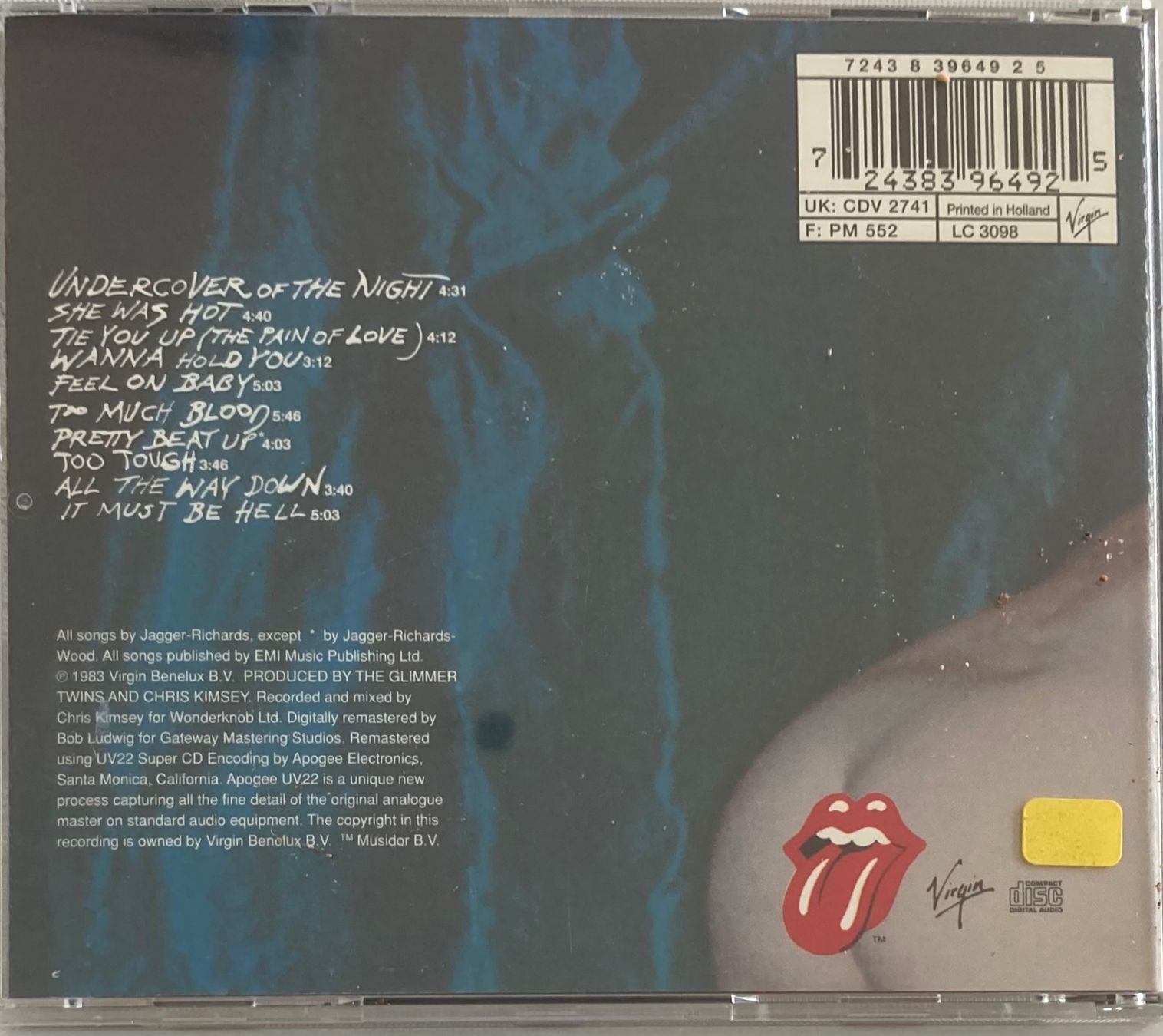 CDs: THE ROLLING STONES - UNDERCOVER – Gebraucht aus Poliez-Pittet von Newtown-Records 1