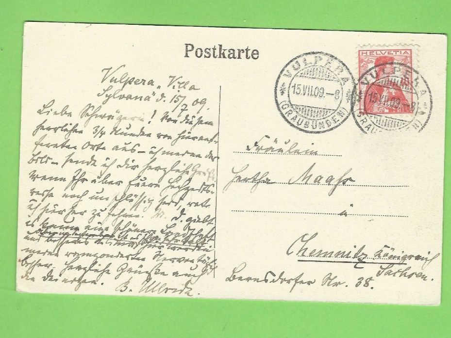 Cartoline postali: Schloss Tarasp 1505m – Usato da Zürich venduto da t24_de 1