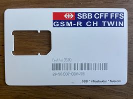 GSM Karte SBB