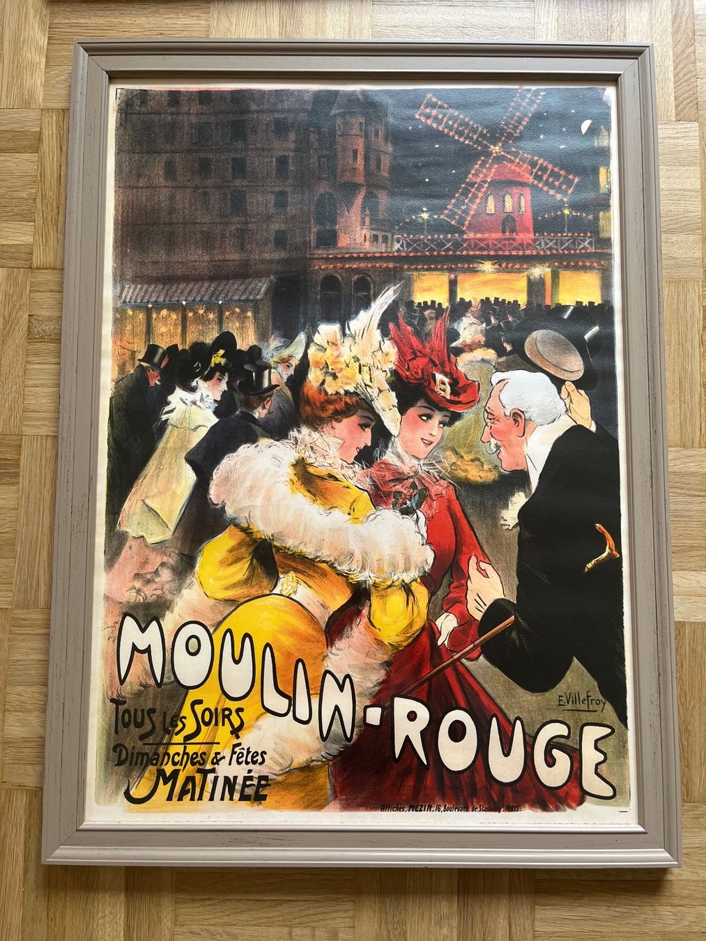 Dipinti: Paire de cadres Moulin Rouge – Usato da Evilard venduto da Typtom 1