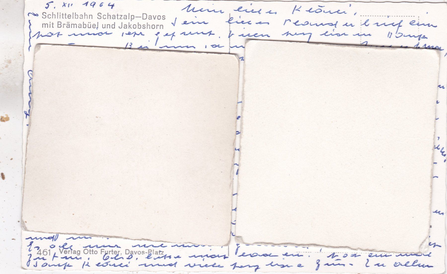 Cartoline postali: Schlittelbahn Schatzalp Davos mit Brämabüel – Usato da Herisau venduto da Lisegrat2008 1