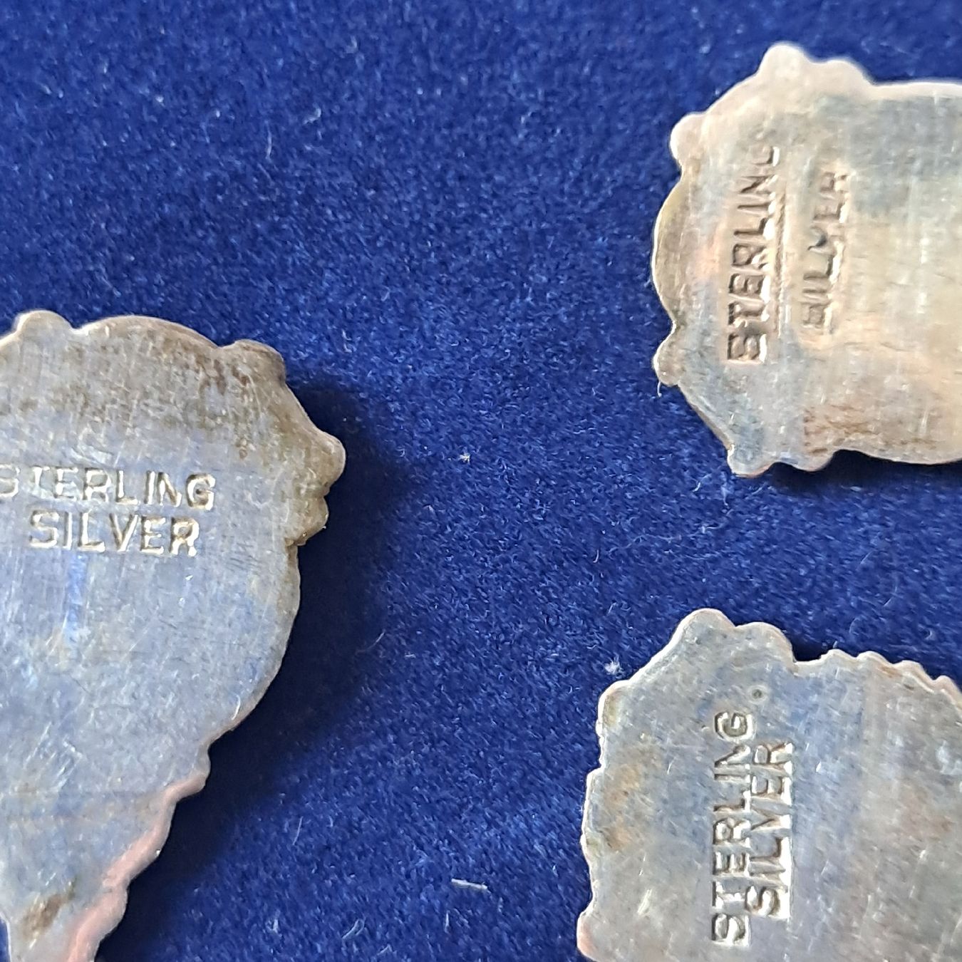 Cucchiai: 9 India Sterling Silver 925 Klein Löffel  mit Email – Usato da Adliswil venduto da globill 7
