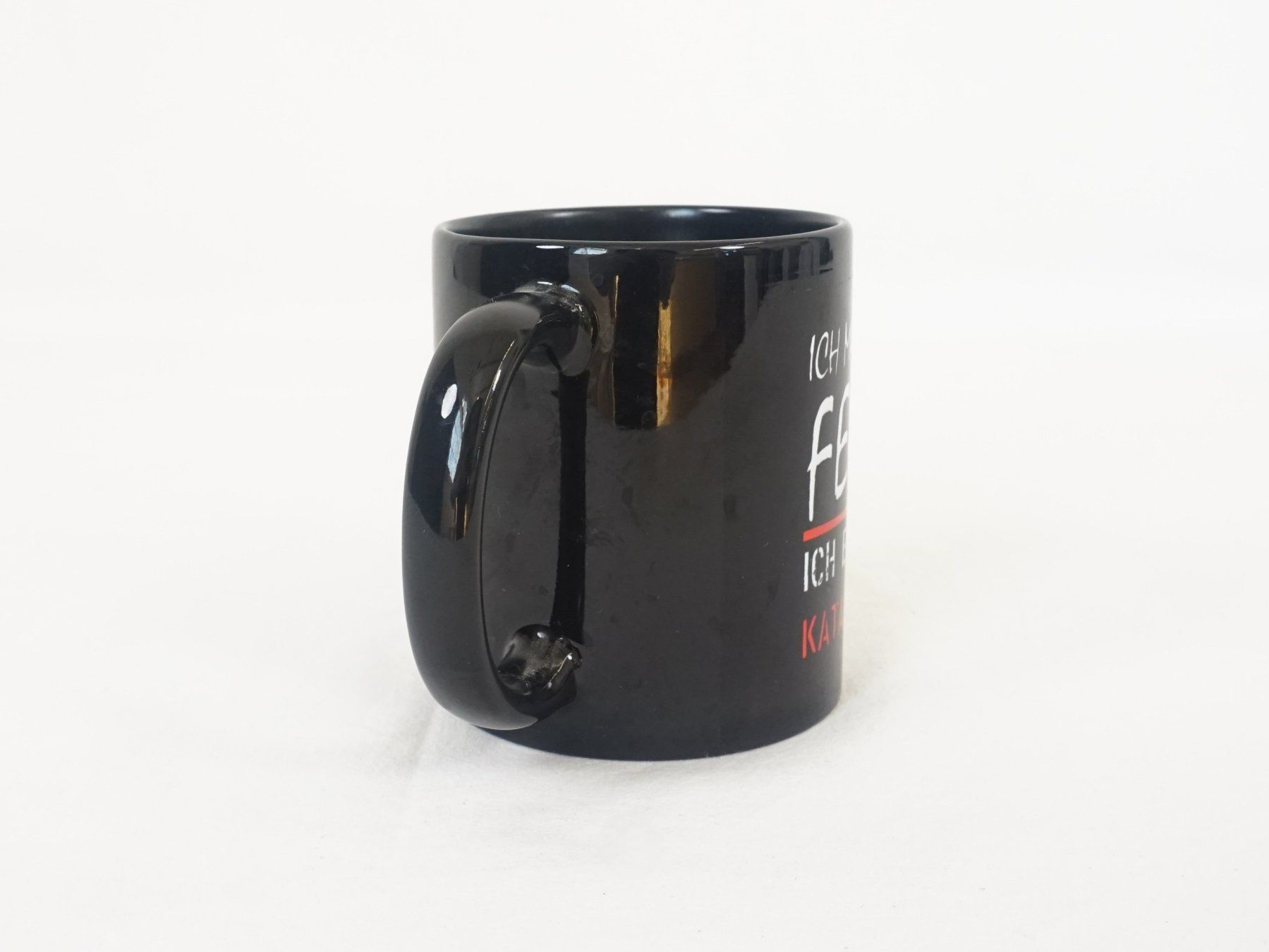 Tazze: Schwarze Tasse mit lustigem Spruch – Usato da Pratteln venduto da Restwert_Pratteln 3