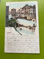 Alte Ansichtskarte Zuerich, gelaufen 1899, Top Zustand