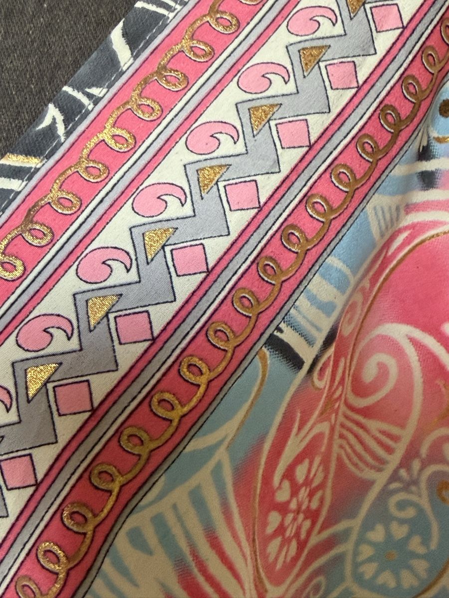 Kleider: Boho Stufenmaxikleid aus Seide/ Polyester  – Neu (gemäss Beschreibung) aus Sigriswil von ck56 8