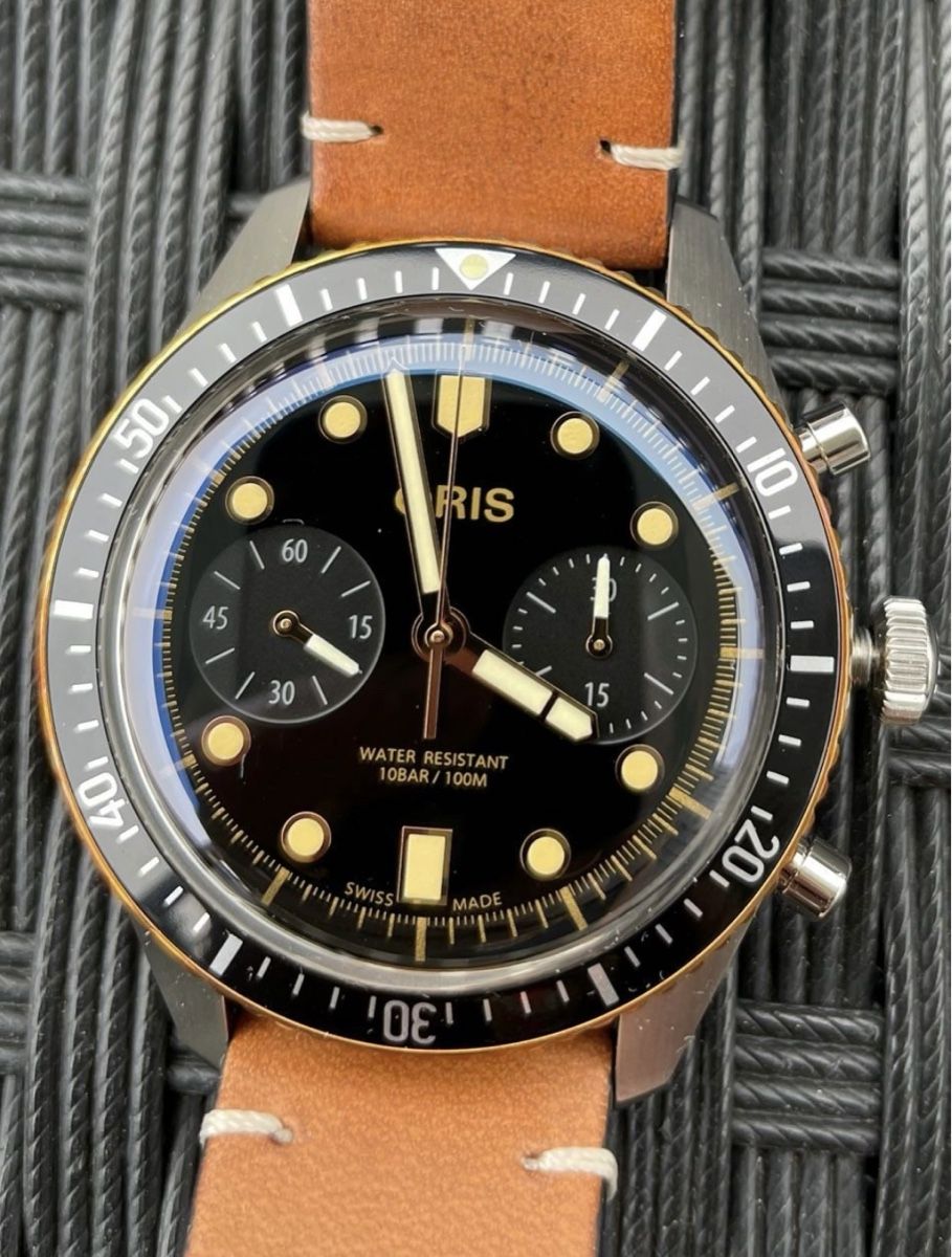 Oris Orologi: ORIS Divers Sixty-Five Chronograph 43mm – Usato da Bettingen venduto da Siobhan02 1