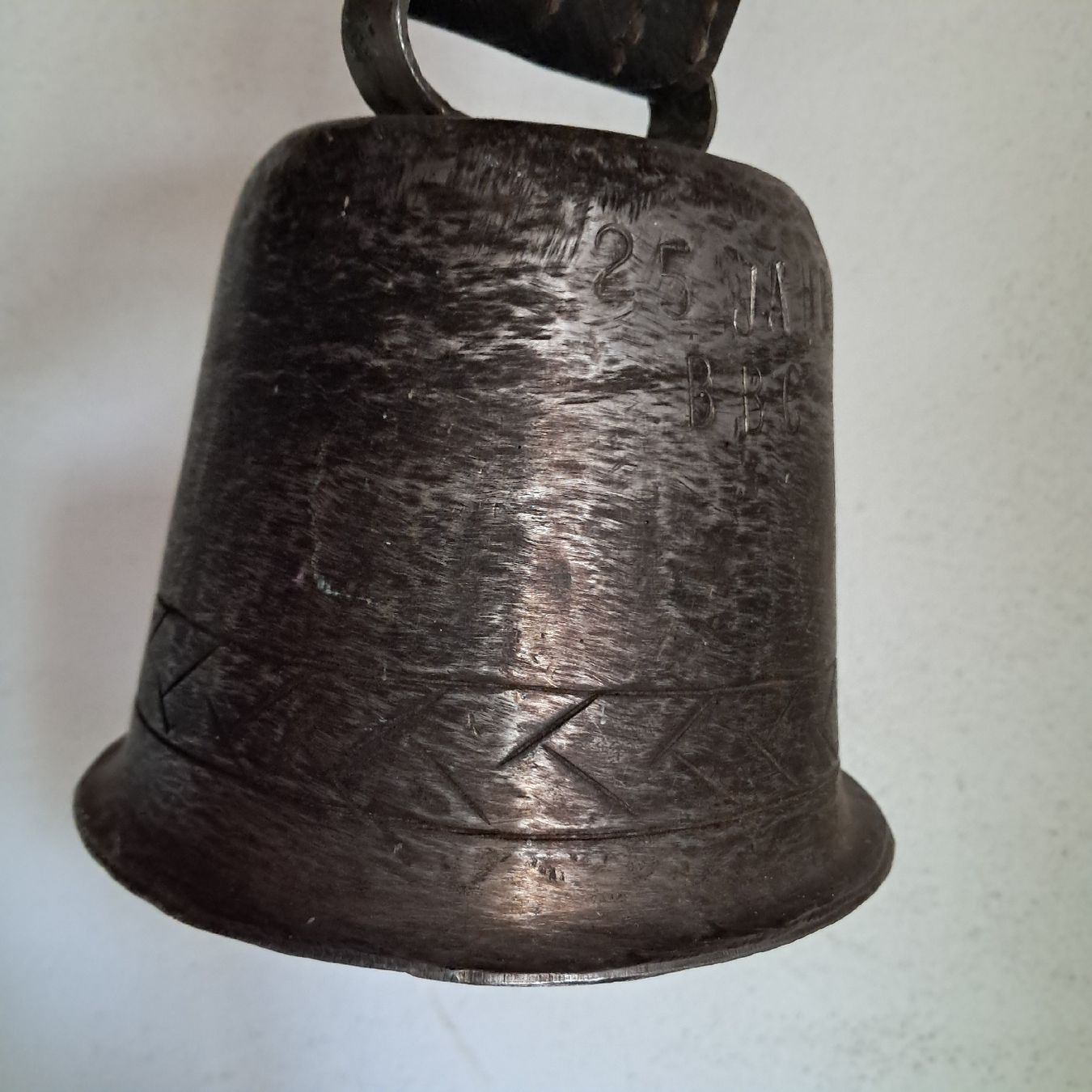 Campanacci mucche: ALTE STAHL GLOCKE HANDGEFERTIGT  – Usato da Murten venduto da SHETHOF 5