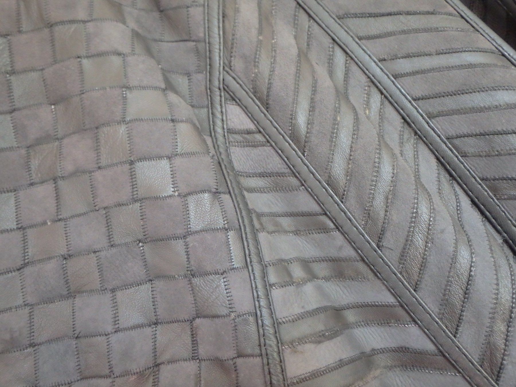 Manteaux: Vintage Leder Mantel, echtes Leder mit Fee, Grösse 40 – D'occasion à Schöfflisdorf par pullux 1