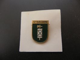 Altes Abzeichen Wappen St. Gallen