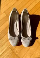 NEUE Taupage echte Wildleder Pumps, taupe, Gr. 39