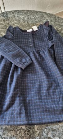 Mädchen Kleid kariert neu