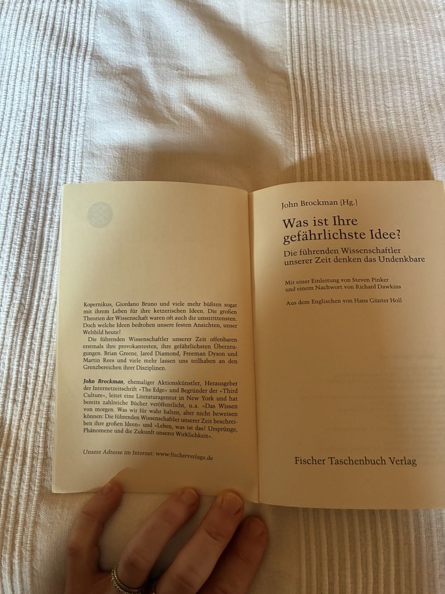 Libri: Buch: Was ist ihre gefährlichste Idee? – Usato da Heiden venduto da sab_rzm2 2