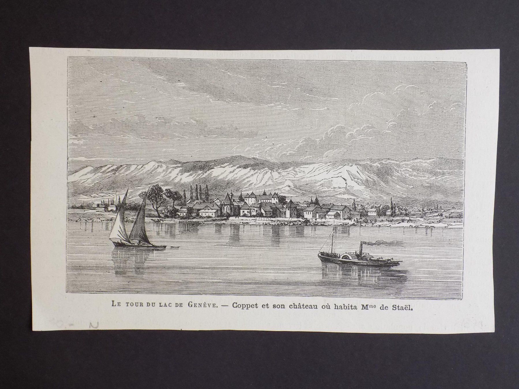 Stiche: Coppet et son château – Gebraucht aus Risch von Rischli15
