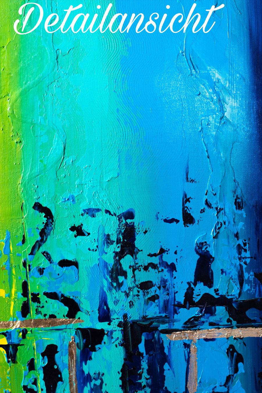 Dipinti: Acrylbild bunt abstrakt Gemälde Bild Neu Unikat – Nuovo e nell'imballaggio originale da Rheinau venduto da Sussel 3