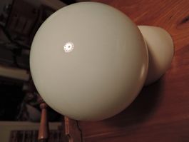 Wandleuchte Kugel-Lampe 1950 Vintage Plastik Fassung