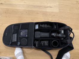 Canon EOS 20D mit 75-300mm Objektiv und Zubehoer